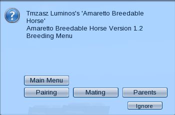 Breeding Menu