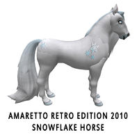 Amaretto Retro Edition 2010 – Snowflake Horse