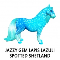 Jazzy Gem - Lapis Lazuli Spotted Shetland