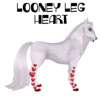 Looney Leg Heart