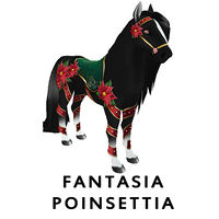 2013 Holiday Horse - Fantasia Poinsettia