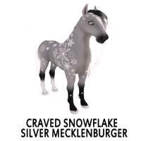 Craved Snowflake Silver Mecklenburger