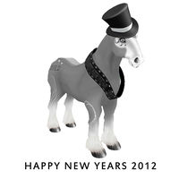 Amaretto Limited Edition Horse – Happy New Years 2012