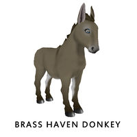 Brass Haven Donkey