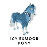 2013 Holiday Horse - Icy Exmoor Pony