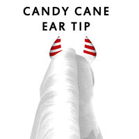 Candy Cane Ear Tip