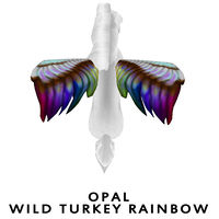 Opal Wild Turkey Rainbow Wing