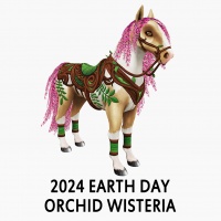 2024 Earth Day - Orchid Wisteria