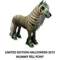 Limited Edition Halloween 2013 Mummy Fell Pony