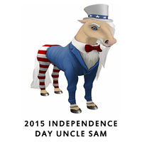 2015 Independence Day – Uncle Sam Horse