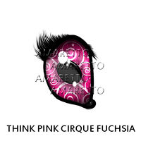 Think Pink Cirque Fuchsia Eye