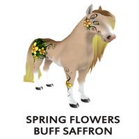 Spring Flowers Buff Saffron