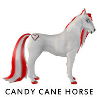 Candy Cane Horse