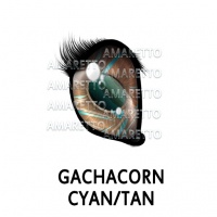 Gachacorn Cyan/Tan