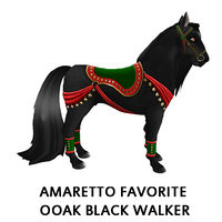 Amaretto Favorite OOAK Black Walker