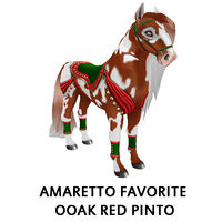 Amaretto Favorite OOAK Red Pinto