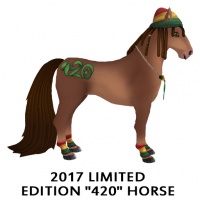 2017 Limited Edition "420" Horse