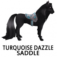 Saddle Turquoise Dazzle