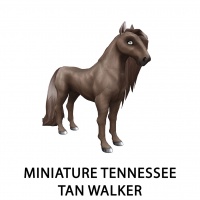 Miniature Tennessee Tan Walker