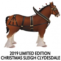 2019 Limited Edition - Christmas Sleigh Clydesdale