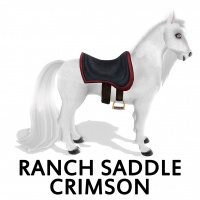 Ranch Saddle Crimson