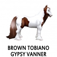 Brown Tobiano Gypsy Vanner