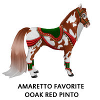 Amaretto Favorite OOAK Red Pinto