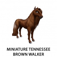 Miniature Tennessee Brown Walker