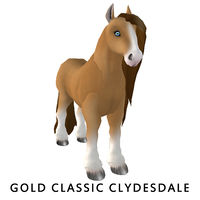 Gold Classic Clydesdale