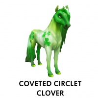 Coveted Circlet Clover Horse