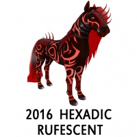 2016 OOAK Hexadic Rufescent