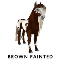 Brown Painted