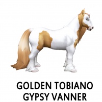 Golden Tobiano Gypsy Vanner