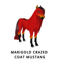 Marigold Crazed Coat Mustang