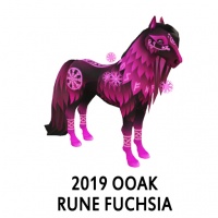 2019 OOAK Rune Fuchsia