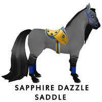 Saddle Sapphire Dazzle