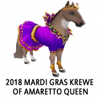 2018 Mardi Gras Krewe of Amaretto- Queen