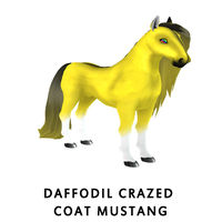 Daffodil Crazed Coat Mustang