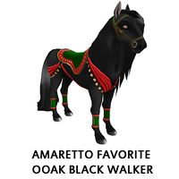 Amaretto Favorite OOAK Black Walker