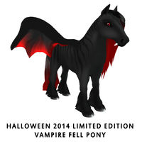 Halloween 2014 Limited Edition - Vampire Fell Pony