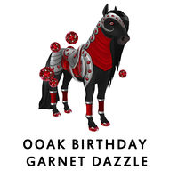 OOAK Birthday Garnet Dazzle