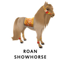 Roan Showhorse