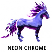 Neon Chrome Mane and Tail