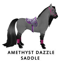 Saddle Amethyst Dazzle