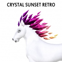 Crystal Sunset Retro