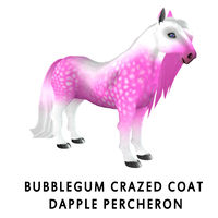 Bubblegum Crazed Coat Dapple Percheron