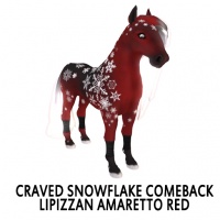 Craved Snowflake Comeback Lipizzan - Amaretto Red