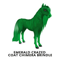 Emerald Crazed Coat Chimera Brindle