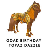 OOAK Birthday Topaz Dazzle