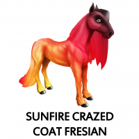 Sunfire Crazed Coat Friesian